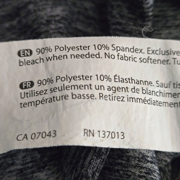 Balance Collection Marled Gray Long Sleeve Hoodie 2 Pockets Men's XL / TG - Picture 7 of 14